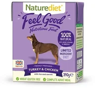 Mokra karma dla psów - Naturediet Świeżo Przygotowany Indyk i Kurczak z Ryżem i Marchewką 390 g - miniaturka - grafika 1