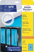 Etykiety samoprzylepne i bloki etykiet - Zweckform etykiety na grzbiet teczki 192 x 61 mm niebieskie 80 szt twm_954475 - miniaturka - grafika 1