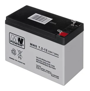 MW Power Akumulator AGM MWP MWS 7,2-12 F1 (12V 7,2Ah) - Baterie do zasilaczy awaryjnych UPS - miniaturka - grafika 3