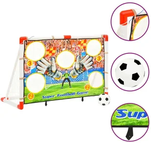 vidaXL Bramka do treningu piłkarskiego 120x51x77,5 cm 80344 - Zabawki i gry sportowe - miniaturka - grafika 2
