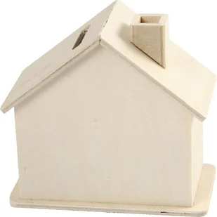 Creativ Company A S Skarbonka drewniana, Domek - Decoupage - miniaturka - grafika 4