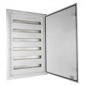 Rozdzielnie elektryczne - Elektro-Plast Rozdzielnica podtynkowa DARP-144 144 modułowa 6x24 IP54 z aluminiowymi drzwiami 9.624 E-P 6774 9.624 - miniaturka - grafika 1