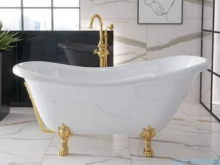 PMD Piramida syfon wannowy z przelewem złoty SW-PRZ-ZLO | - Syfony - miniaturka - grafika 2