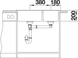 Blanco NAYA 8 BIAŁY 519649 - Zlewozmywaki - miniaturka - grafika 7