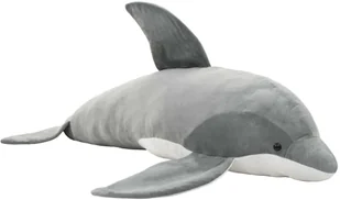 vidaXL Pluszowy delfin przytulanka, szary vidaXL - Maskotki i pluszaki - miniaturka - grafika 2