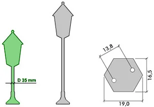 Su-Ma K 5002/3 M - Lampy ogrodowe Su-Ma K 5002/3 M - Lampy ogrodowe - miniaturka - grafika 7