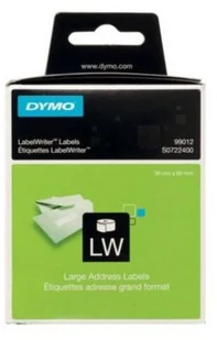 Dymo etykiety do Labelwriter 99012 - 50 rolek opakowanie etykiet x 260 szt. każda rolka = 13000 etykiet, samoprzylepne, kompatybilne z drukarkami etykiet Dymo Labelwriter & Seiko, 89 x 36 mm - Etykiety do drukarek - miniaturka - grafika 3