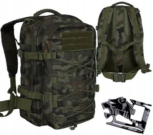 Średni Plecak Taktyczny GFC EDC 36L System Molle - WZ.93 Pantera leśna - Plecaki - miniaturka - grafika 3