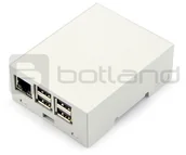 Komputery jednopłytkowe - Obudowa Raspberry Pi 2B/3B/B+/A+ na szynę DIN - kompaktowa RPI-06066 - miniaturka - grafika 1
