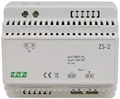 Zasilacze i transformatory - SCHNEIDER Zasilacz-stabilizowany-230VAC-12VDC-12W-1A ZS-2 - miniaturka - grafika 1