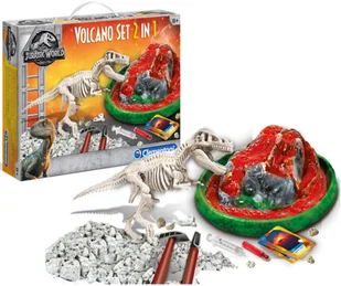 Clementoni Naukowa Zabawa Jurassic Worls Wulkan+T-Rex - Mały naukowiec - miniaturka - grafika 4