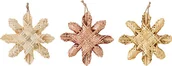 Ozdoby bożonarodzeniowe - Bloomingville Ozdoby choinkowe Hani 3 szt. 82050281 - miniaturka - grafika 1