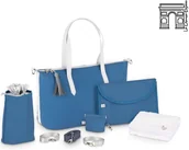 Inne akcesoria do pielęgnacji dzieci - Babymoov torba do przewijania Champ Elysees niebieska - miniaturka - grafika 1