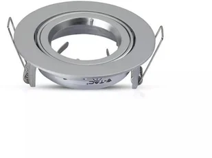 v-tac Oprawa Oczko V-TAC Aluminiowa Odlew GU10 Okrągła Ruchoma Srebrno Szary VT-775 - Oprawy, klosze i abażury - miniaturka - grafika 3