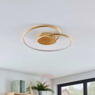 LINDBY Lindby Joline lampa sufitowa LED, złota, 45 cm - Lampy sufitowe - miniaturka - grafika 3