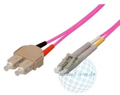 Kable - Tecline 39885602 OM4-włókien LWL-Kabel (50/125 m, 2,0 m) jasnoczerwony 4048889022221 - miniaturka - grafika 1