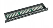 Szafy rack - Patchpanel 24xRJ45 Ftp ekranowany CAT6 19" 1U - miniaturka - grafika 1