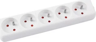 OFFICE PRODUCTS Przedłużacz OFFICE PRODUCT, 5 gniazd, 3m, z uziemieniem, biały 13115321-14 - Listwy zasilające - miniaturka - grafika 2