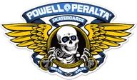 Dodatki do ubrań - POWELL PERALTA naklejka POWELL PERALTA WINGED RIPPER STICKER Blue - miniaturka - grafika 1