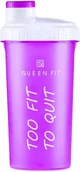 Shakery i bidony sportowe - Olimp Shaker Queen Fit Motivation 700ml Too Fit To Quit Too Fit To Quit roz uniw 5907677702754 - miniaturka - grafika 1