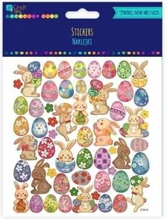 Craft Naklejki pisanki i zające DPNK-009 DP - Przybory szkolne - miniaturka - grafika 2