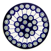 Talerze - Bolesławiec Talerz deserowy ceramiczny dekoracja 8 Gu 818 16 cm GU818, dek. 8 - miniaturka - grafika 1