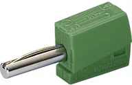 Podzespoły elektroniczne - WAGO Wtyk bananowy z uchwytem sprężynowym Wago 215-411 O 4 mm 20 A zielony 215-411 - miniaturka - grafika 1