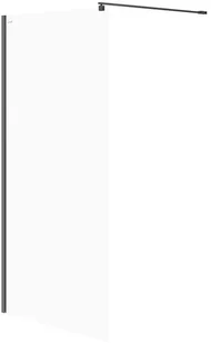 CERSANIT Kabina prysznicowa WALK-IN MILLE czarna 100x200 szkło transparentne S161-003 - Kabiny prysznicowe - miniaturka - grafika 2