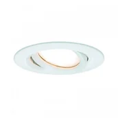 Oprawy, klosze i abażury - Paulmann Zest OW Nova Plus Coin ści IP65 okr wychLED 1x6,8W 633lm 2700K Biały-mat/Alu 93681 - miniaturka - grafika 1