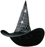 Dodatki do strojów karnawałowych - Widmann Kapelusz "Czarownica z Pajęczyną" WI5151S - miniaturka - grafika 1