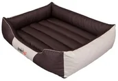 Legowiska dla psów - Hobbydog Legowisko dl psa comfort brąz z beżem L 65 x 50 cm L CORBZB5 - miniaturka - grafika 1