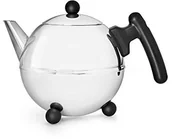 Inne naczynia kuchenne - Bredemeijer Dzbanek do herbaty o podwójnych ściankach Duet Bella Ronde błyszczące czarne okucia ze stali nierdzewnej 0,75 LTR. 1303Z - miniaturka - grafika 1