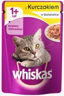Whiskas Saszetka kurczak w galaretce 100g x24 - Mokra karma dla kotów - miniaturka - grafika 5