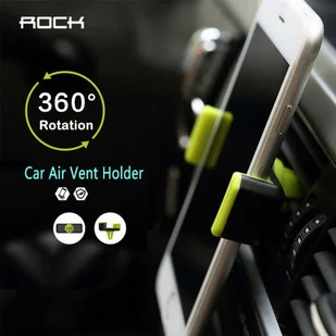 ROCK Uchwyt Samochodowy NA KRATKĘ iPhone Samsung bez głowicy - Uchwyty samochodowe do telefonów - miniaturka - grafika 8