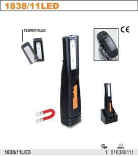 BETA LAMPA INSPEKCYJNA LED AKUM.Z ZASIL.230V (1838/11LED) - Pozostałe wyposażenie warsztatu - miniaturka - grafika 2