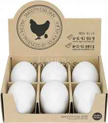 Holika Holika Sleek Egg Skin Enzymatyczny Peeling do Twarzy HOLIKA-9980 - Peelingi i scruby do twarzy - miniaturka - grafika 4