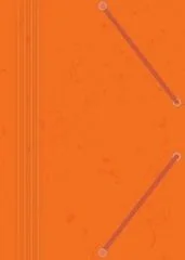 Inter-druk Teczka z gumką A4 z preszpanu pomarańczowa (10szt) - Szkolne artykuły papiernicze - miniaturka - grafika 2