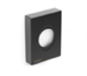 Chusteczki nawilżane - HOZZE 200-030B POJEMNIK NA TOREBKI HIGIENICZNE CZARNY MAT - miniaturka - grafika 1