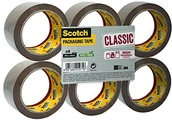 Urządzenia do pakowania - Scotch opakowanie taśmy klejącej 66 m X 50 MM, brązowy 6 rolek CL5066.F6.B - miniaturka - grafika 1