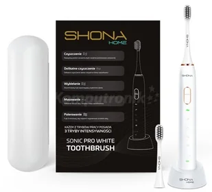 Shona Med Shona Sonic Pro Biały - Szczoteczki elektryczne - miniaturka - grafika 2