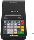Kasy fiskalne - Novitus Kasa fiskalna NANO II ONLINE czarna - miniaturka - grafika 1