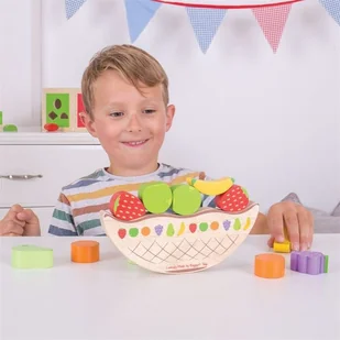 Bigjigs Balansująca gra z owocami - Klocki - miniaturka - grafika 4
