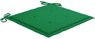 vidaXL vidaXL Poduszki na krzesła ogrodowe, 6 szt., zielone, 50x50x4 cm - Poduszki na krzesła - miniaturka - grafika 2