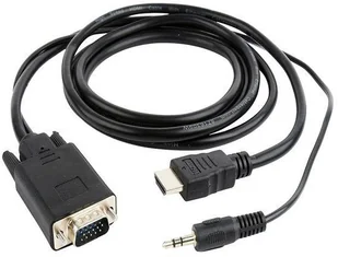 Gembird KABEL HDMI(M)->VGA+AUDIO 3M - Kable komputerowe i do monitorów - miniaturka - grafika 4