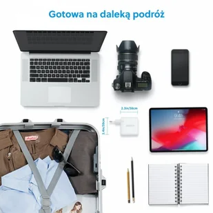 CHOETECH Ładowarka sieciowa CHOETECH Q3007 Biały - Ładowarki do telefonów - miniaturka - grafika 5