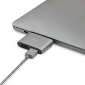 Części i akcesoria do laptopów - Moshi USB-C to Dual USB-A Adapter Space Gray | MacBook 99MO084214 - miniaturka - grafika 1