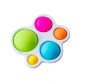 Zabawki sensoryczne - Kolorowe Baloniki Bąbelki Dimpl - miniaturka - grafika 1