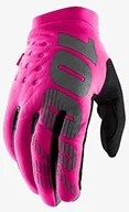 Rękawiczki rowerowe - 100% Brisker Women rękawiczki zimowe 2018 - różowe/czarne, m - miniaturka - grafika 1