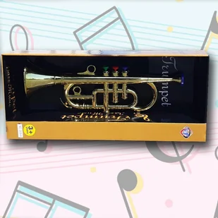 Pozostali Trąbka Do Nauki Gry 60014 - Instrumenty muzyczne dla dzieci - miniaturka - grafika 2