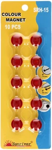 Argo Magnes tablic 15mm czerwony WF-15 (10) - Akcesoria do tablic Argo Magnes tablic 15mm czerwony WF-15 (10) - Akcesoria do tablic - miniaturka - grafika 1